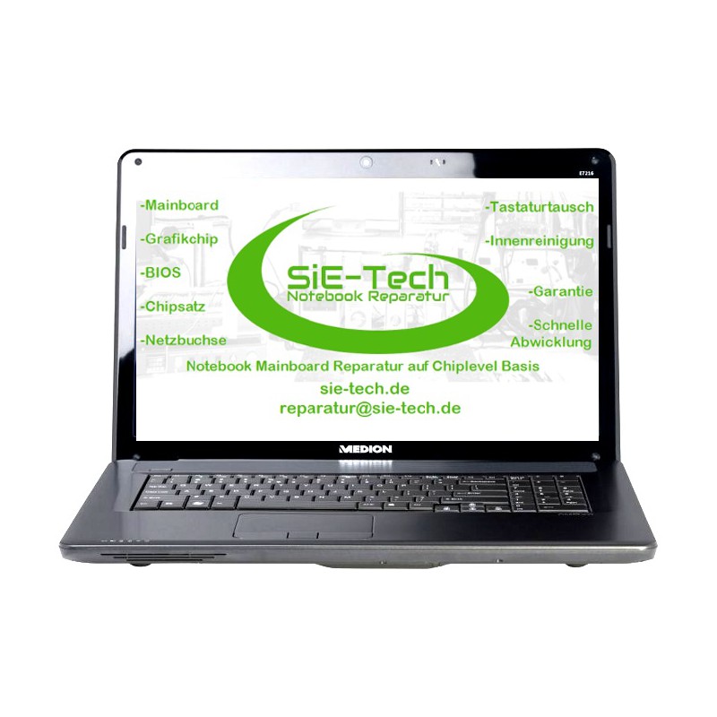 Medion Akoya E7216 MD98550 Mainboard Reparatur Medion Akoya E7216 MD98550 Mainboard Reparatur