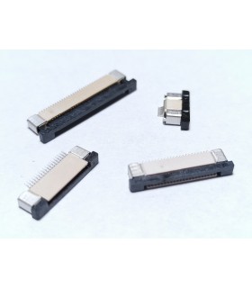 Schublade, 0.5mm Pitch, Kontakt unten