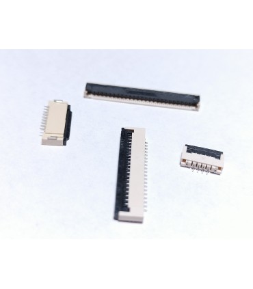 Klappbefestigung, 1.0mm Pitch, Kontakt unten